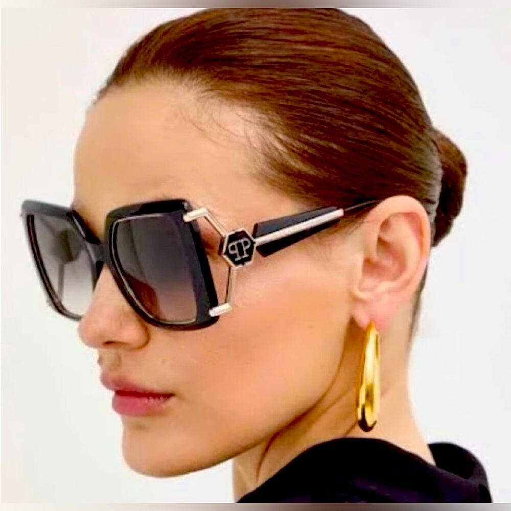 NEW SUNGLASSES PHILIPP PLEIN Black Designer Sunglasses